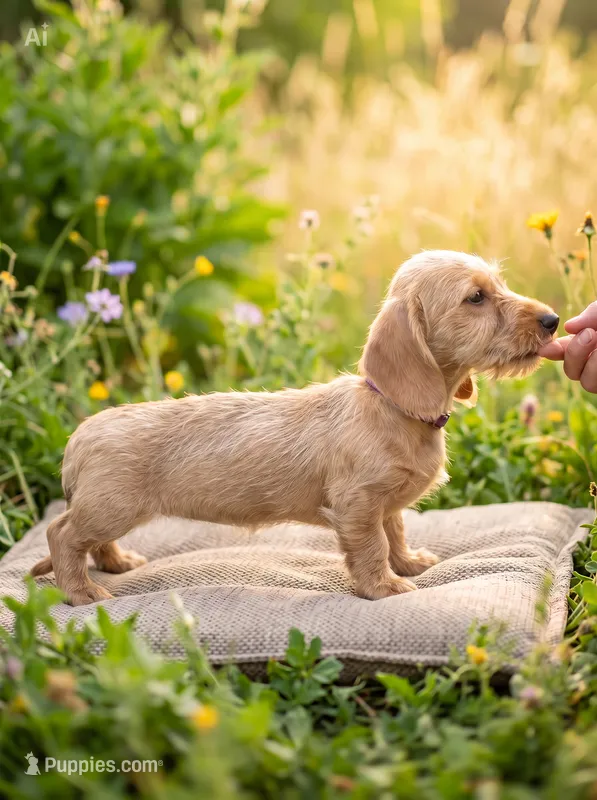 Wendy, wire wiener  – Miniature Dachshund puppy for sale in Sun Valley, CA