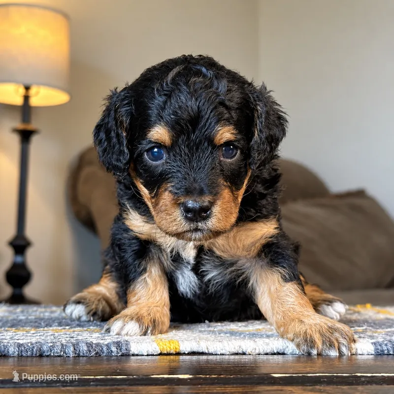 Black & Tan Micro – Poodle - Toy , Miniature Bernedoodle puppy for sale in Phoenix, AZ