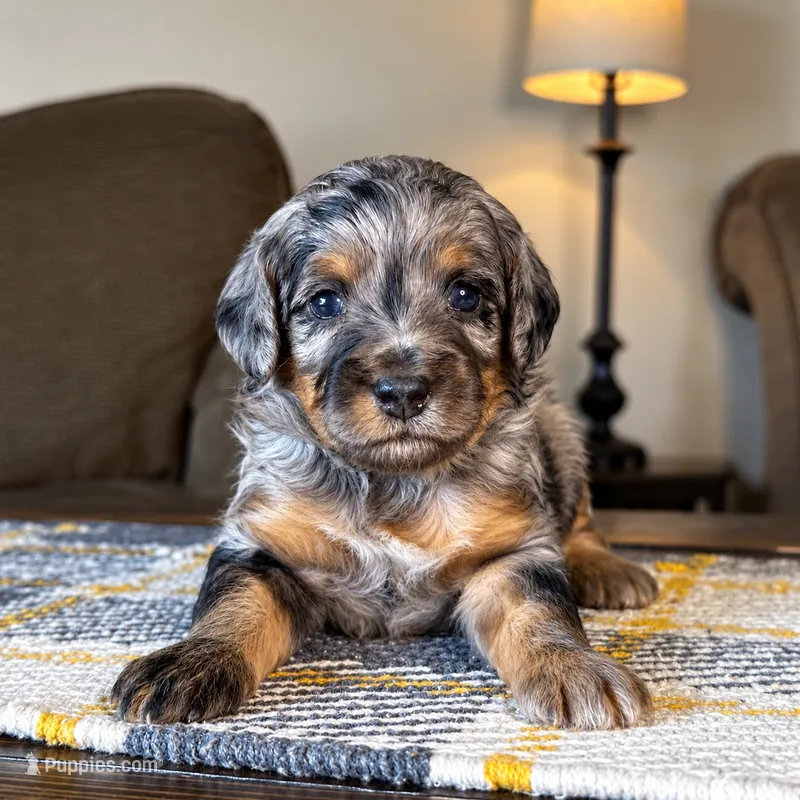Phantom Merle Micro – Poodle - Toy , Miniature Bernedoodle puppy for sale in Phoenix, AZ