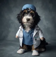 Penelope (micro), a female Poodle - Toy  and Bernedoodle for sale in Lilburn, GA – 6 of 9