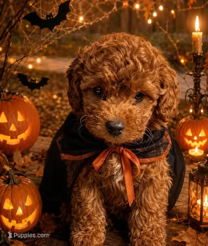 Kasey - micro f1b, a female Poodle - Toy  and Bernedoodle for sale in Lilburn, GA – 1 of 8