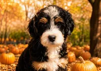 Penelope (micro), a female Poodle - Toy  and Miniature Bernedoodle for sale in Lilburn, GA – 1 of 10
