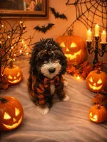 Penelope (micro), a female Poodle - Toy  and Bernedoodle for sale in Lilburn, GA – 5 of 9