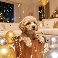 Alexandra (micro), a female Poodle - Toy  and Miniature Bernedoodle for sale in Lilburn, GA – 5 of 9