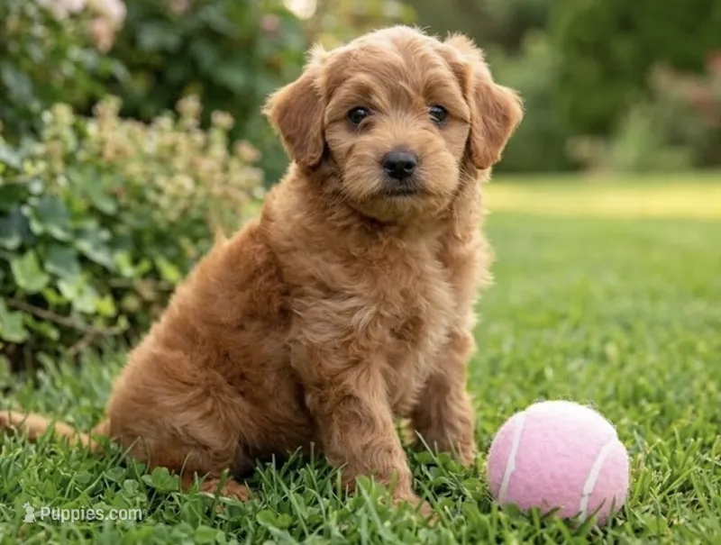 f1b mini goldendoodle, a female Miniature Goldendoodle for sale in Richmond, IL – 1 of 4