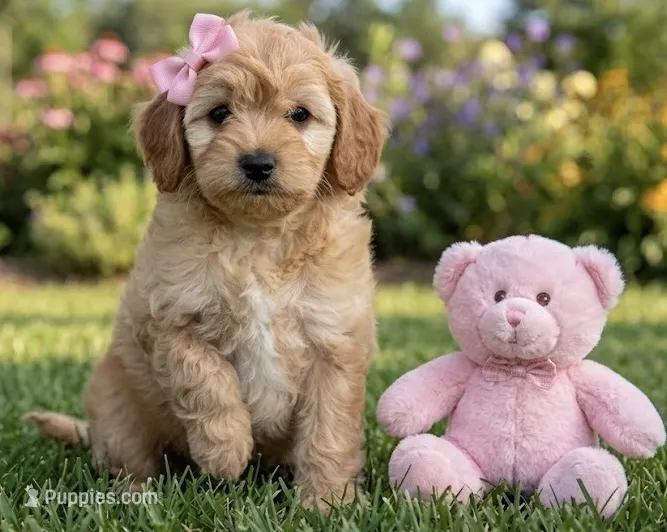 f1b mini goldendoodle – Miniature Goldendoodle puppy for sale in Richmond, IL
