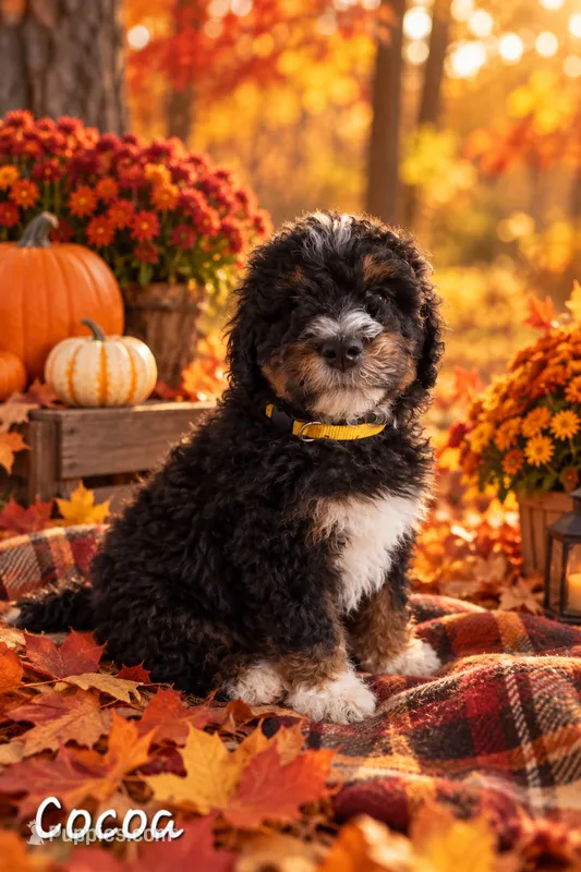 Cocoa – Miniature Bernedoodle puppy for sale in Lakeside, CA