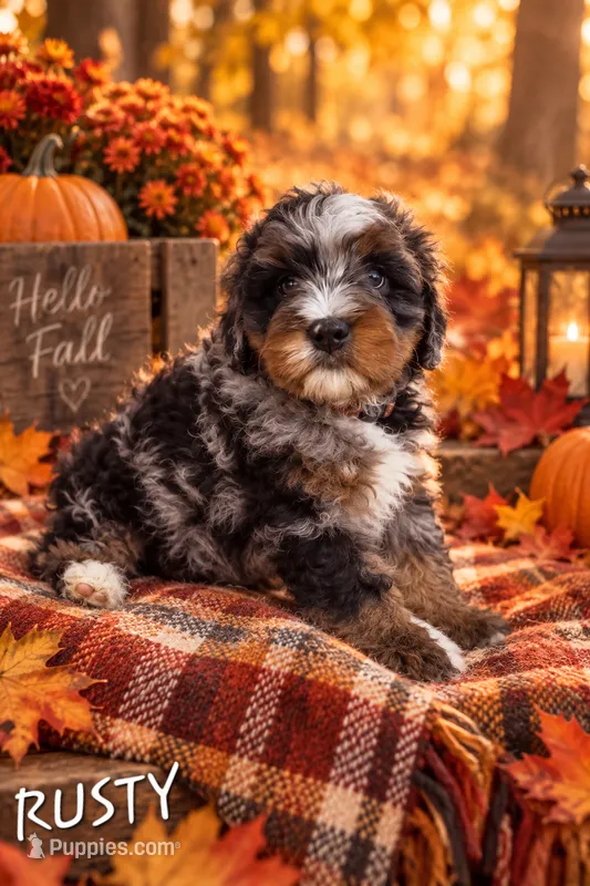 Rusty – Miniature Bernedoodle puppy for sale in Lakeside, CA