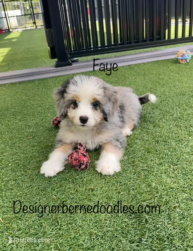 Faye Mini – Miniature Bernedoodle puppy for sale in Arthur, IL