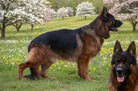 green collar male, a male German Shepherd Dog for sale in Chrisney, IN – 2 of 3