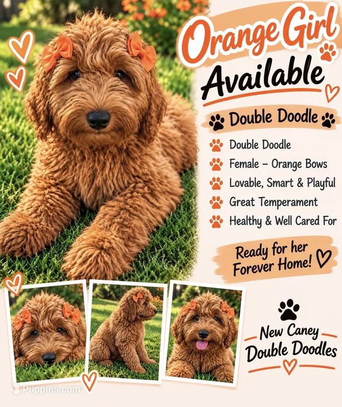 Orange Girl – Goldendoodle puppy for sale in Houston, TX