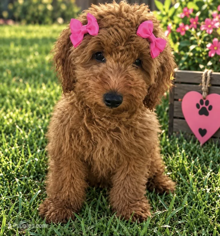 Pink Girl – Goldendoodle puppy for sale in Houston, TX