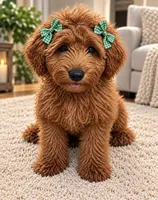 Dark green , a female Goldendoodle for sale in Houston, TX – 2 of 8