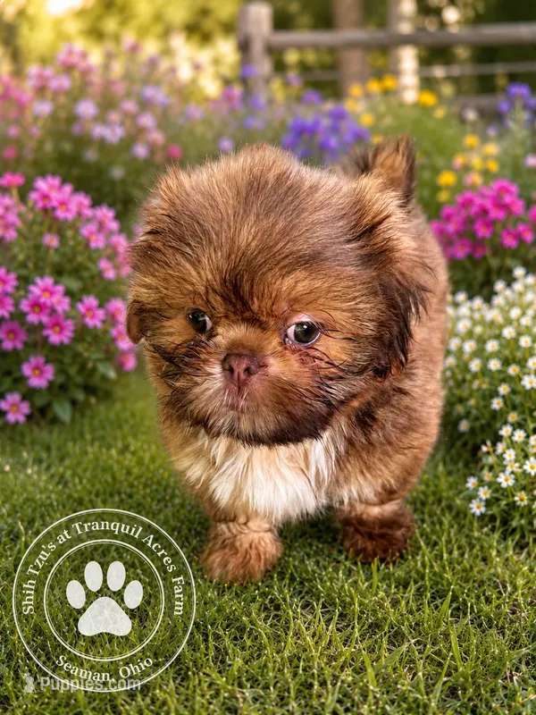 Emerald Eyed Girl – Shih Tzu puppy for sale in Seaman, OH