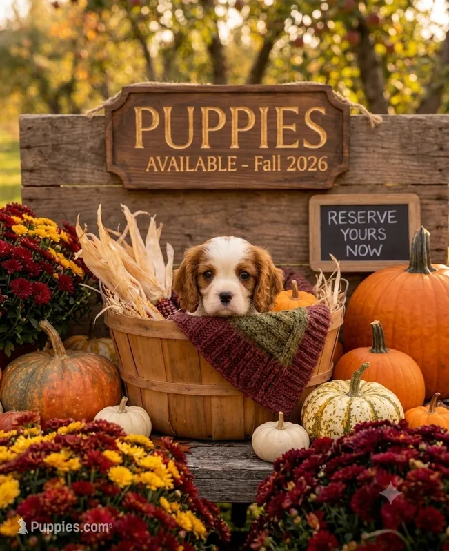 Tucker – Cavalier King Charles Spaniel puppy for sale in Mount Pleasant, MI