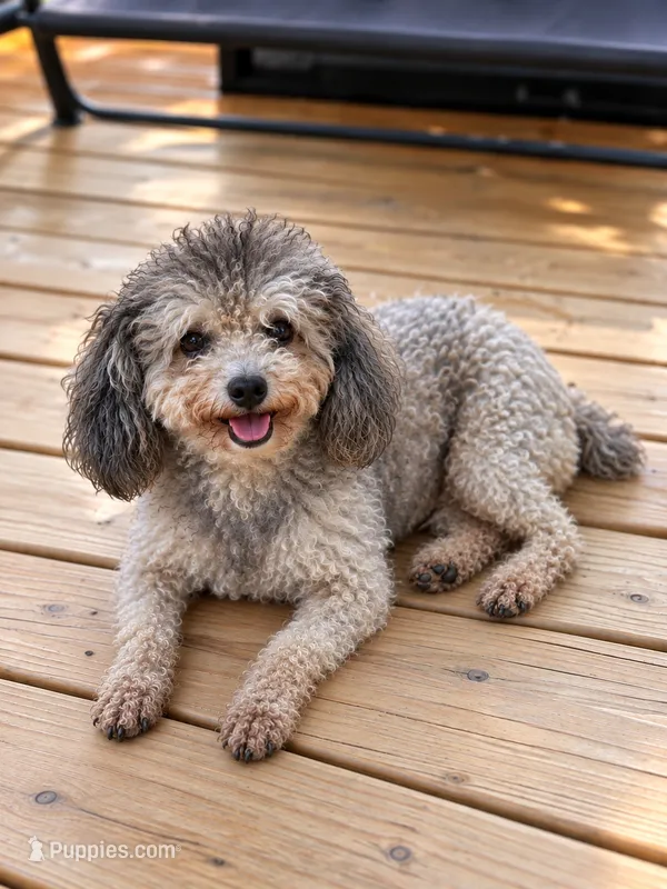Midnight, a female Poodle - Miniature  for sale in Siler City, NC – 1 of 4