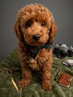 Abel 🤎, a male Poodle - Miniature  for sale in Meta, MO – 5 of 10