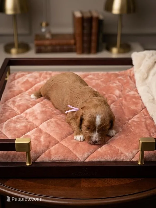 Brooklyn 💜, a female Cavapoo for sale in Meta, MO – Photo 1 of 10