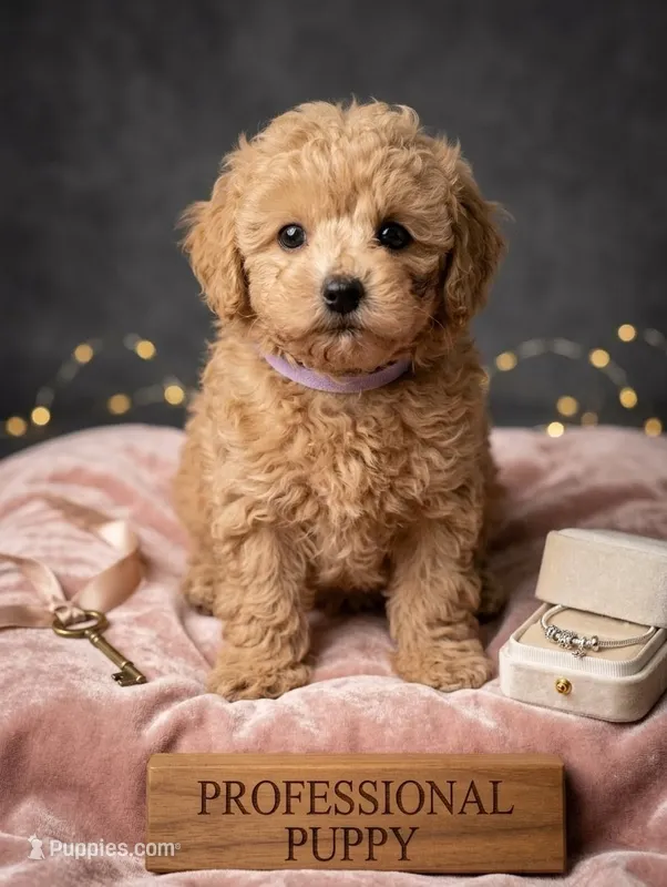 Daphne 💜 – Poodle - Toy  puppy for sale in Meta, MO