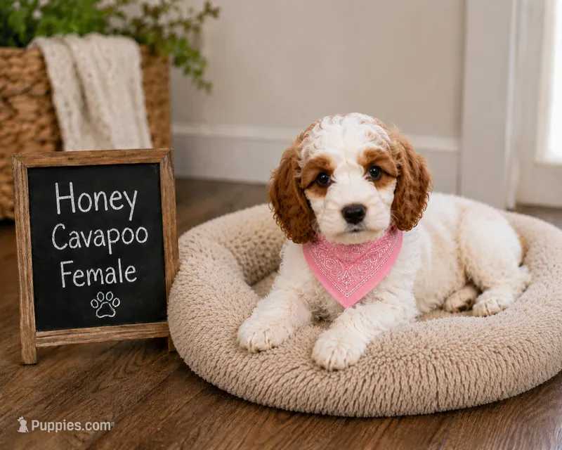 Honey – Cavapoo puppy for sale in Paris, KY