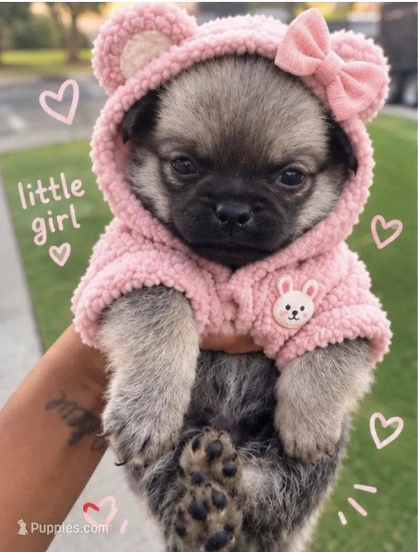 Sugar – Pomeranian, Pug puppy for sale in Tracy, CA