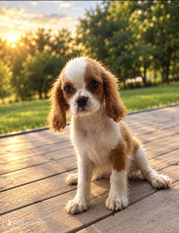 Wyatt – Cavalier King Charles Spaniel puppy for sale in Spencerville, IN