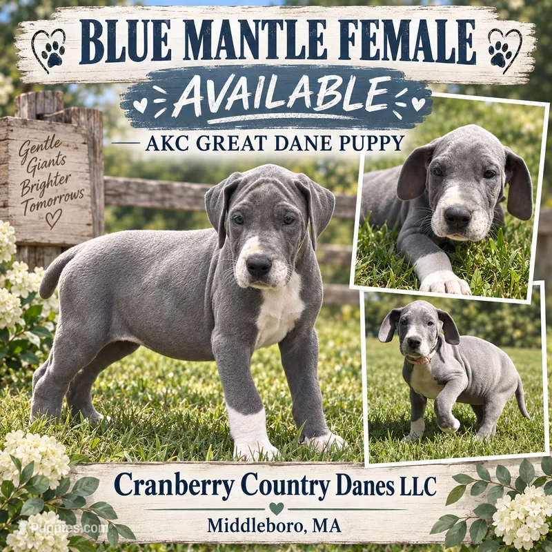 Dakota – Great Dane puppy for sale in Middleboro, MA