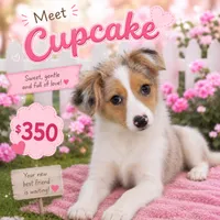 Cupcake, a female Australian Shepherd and Beagle for sale in Rochester, NY – 1 of 4
