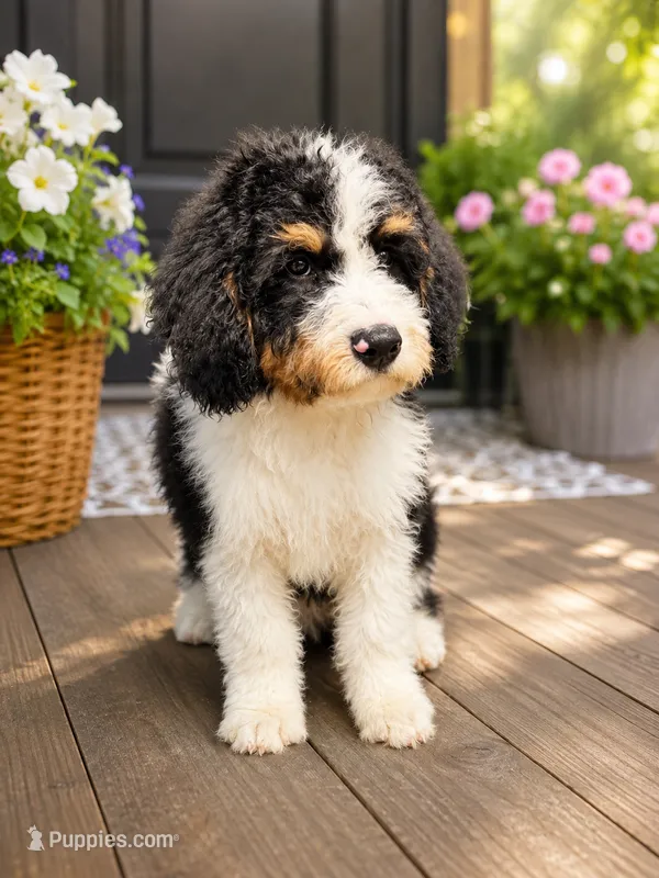 Bella – Bernedoodle puppy for sale in Kennedy, NY