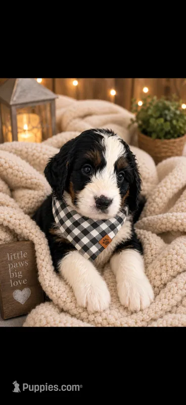 Dewey – Bernedoodle puppy for sale in Kennedy, NY