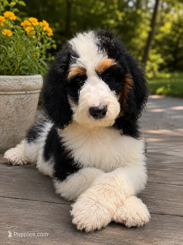 Comet – Bernedoodle puppy for sale in Kennedy, NY