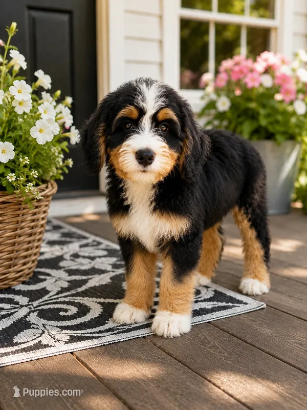 Lucky – Bernedoodle puppy for sale in Kennedy, NY
