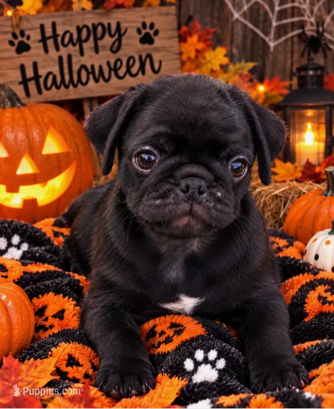Black Diamond Male – Pug puppy for sale in Zebulon, NC