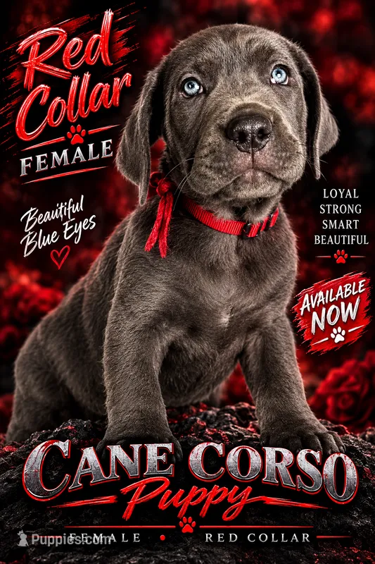 Red Collar – Cane Corso puppy for sale in Buda, TX