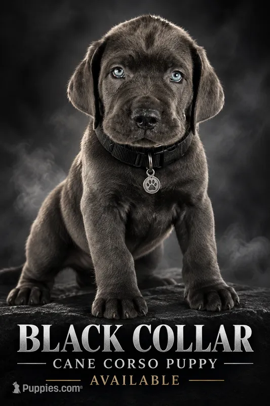 Black collar – Cane Corso puppy for sale in Buda, TX