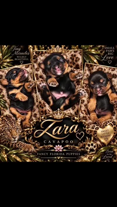 Zara 🐆, a female Cavapoo for sale in Ocala, FL – 4 of 4