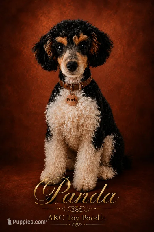 AKC ~ Panda 🐼  – Poodle - Toy  puppy for sale in Ocala, FL