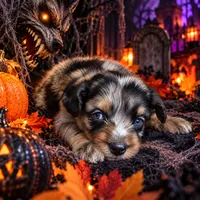 Phantom, a male Miniature Bernedoodle for sale in Ocala, FL – 3 of 3