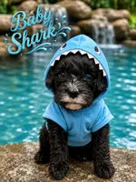 Munchkin ♥️ Baby Shark 🦈 , a male Miniature Bernedoodle for sale in Ocala, FL – 4 of 8