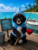 Munchkin ♥️ Baby Shark 🦈 , a male Miniature Bernedoodle for sale in Ocala, FL – 2 of 8