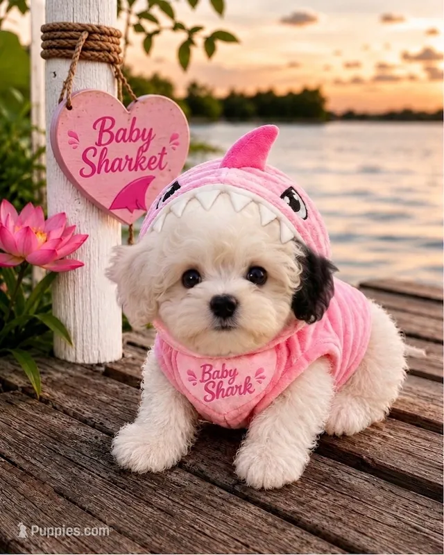 Munchkin ~ Baby Sharket 🦈 – Miniature Bernedoodle puppy for sale in Ocala, FL