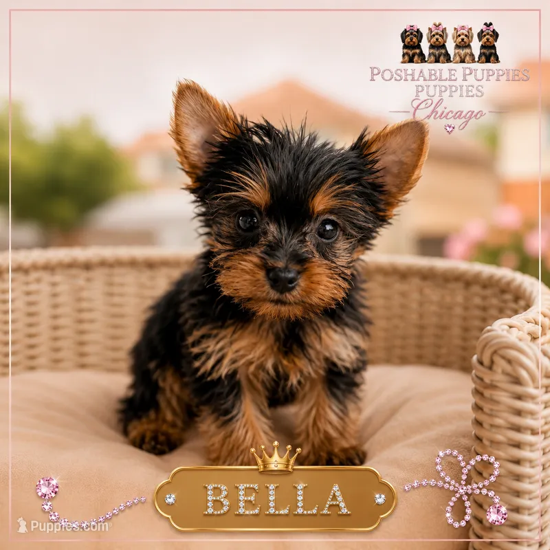 Bella – Yorkshire Terrier puppy for sale in Addison, IL