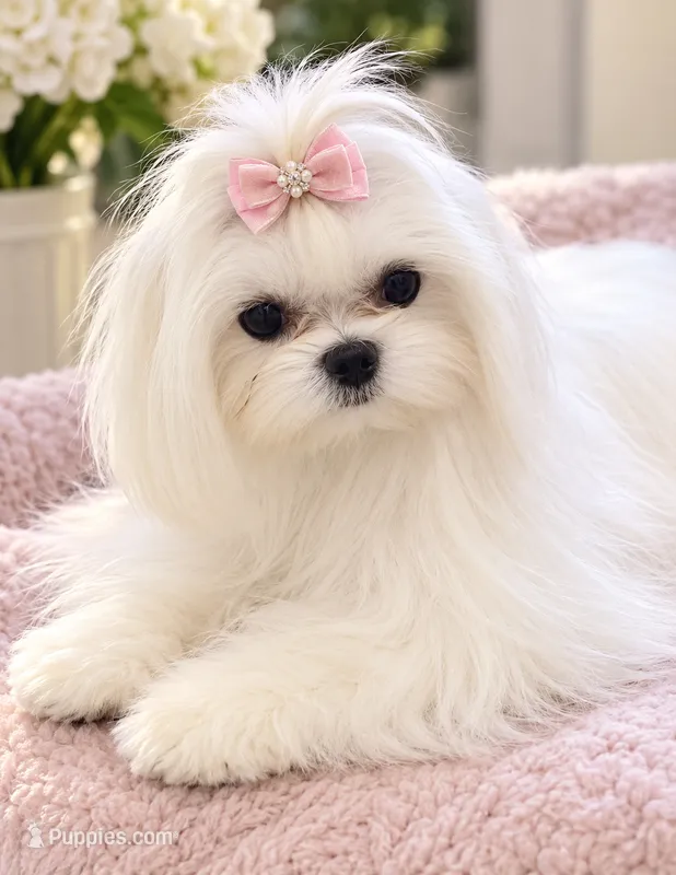  Pregnant Evee – Maltese puppy for sale in Los Angeles, CA