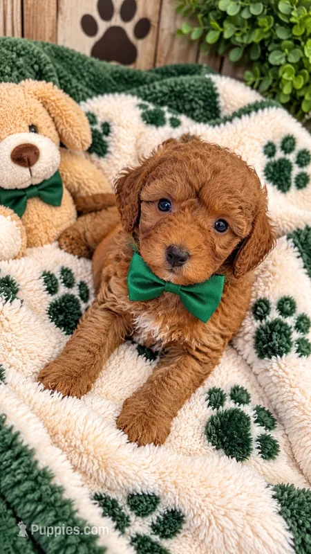 Scout – Miniature Goldendoodle puppy for sale in Farmville, NC