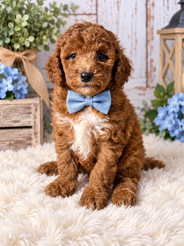 Bubs – Miniature Goldendoodle puppy for sale in Farmville, NC