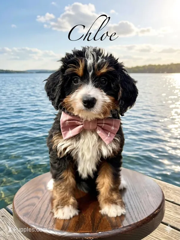 Chloe – Miniature Bernedoodle puppy for sale in Dover, OH