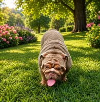 Canelo, a male English Bulldog for sale in Hillsboro, TX – 2 of 4
