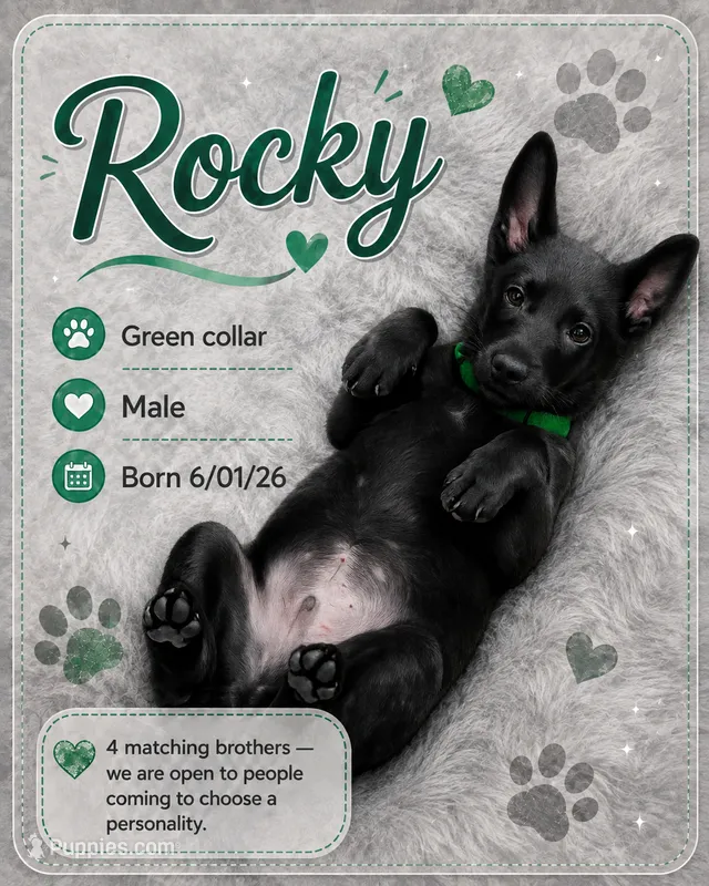 Rocky  – Belgian Malinois, German Shepherd Dog puppy for sale in Big Lake, MN