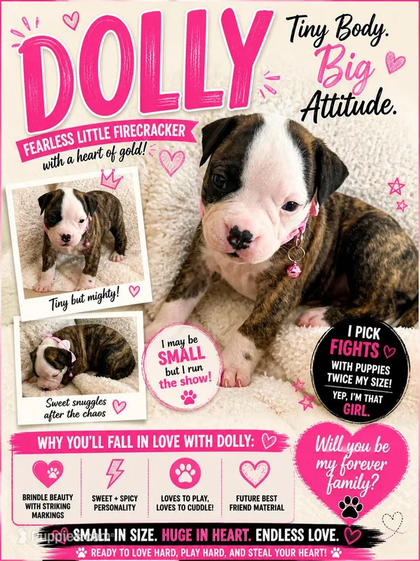 Dolly – American Bulldog puppy for sale in Mcdonough, GA