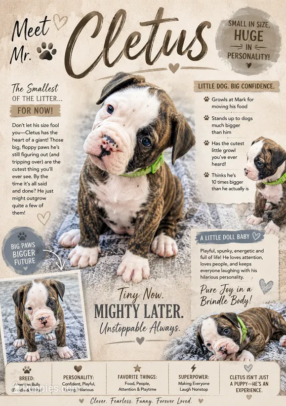 Cletus – American Bulldog puppy for sale in Mcdonough, GA